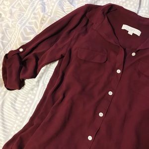 Maroon Blouse